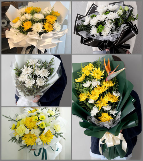 湖南张家界永定区桥头乡白事花束代送